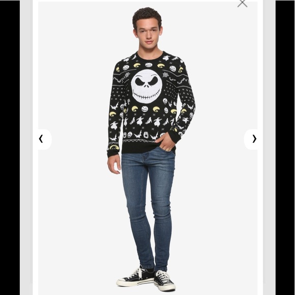TEMPORARILY UNAVAILABLE. DISNEY HOT TOPIC NBC Jack Fair Isle SWEATER! - Picture 2 of 8